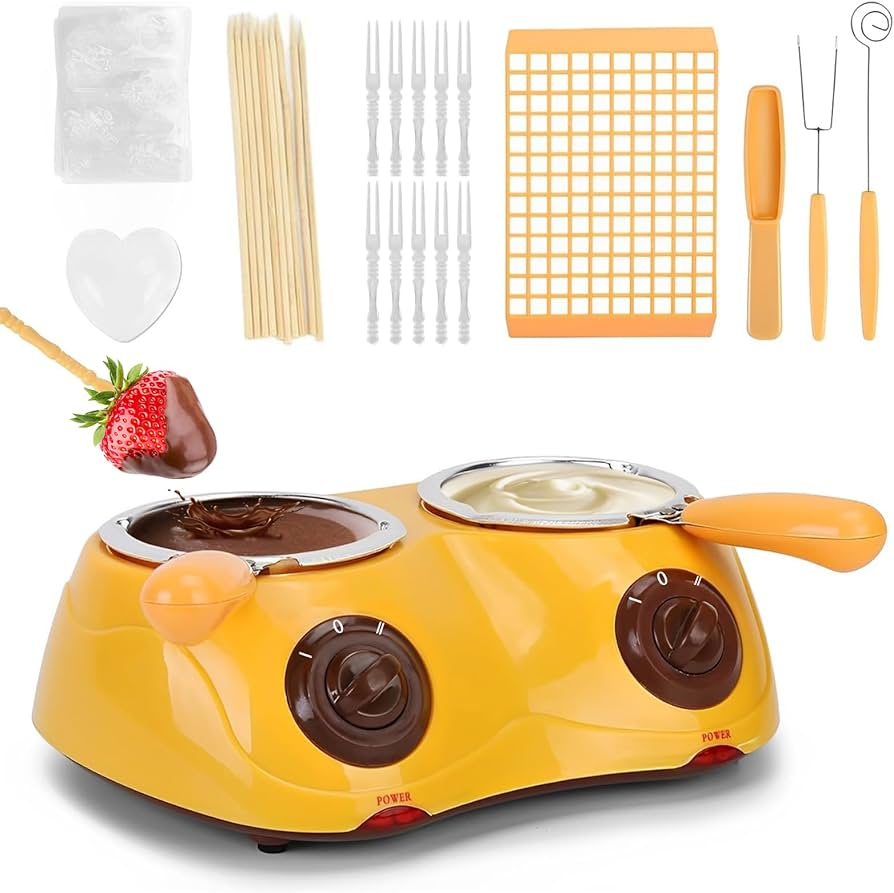 Olla fundidora de chocolate doble Sokany